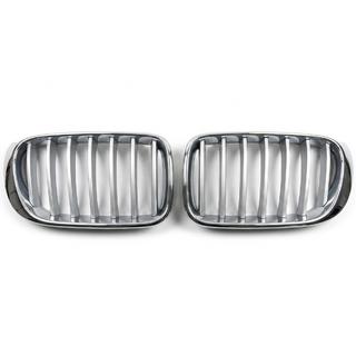 1Bar kidney grilles (2014-2018, grey with chrome trim) photo 1