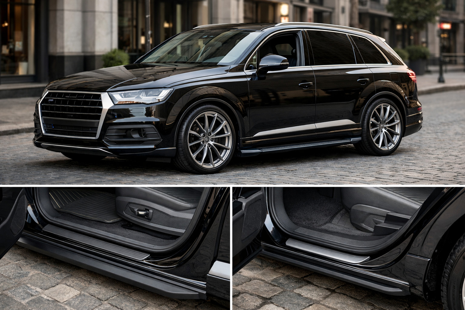 Audi Q7 city starter upgrade: stance, comfort and clean sills