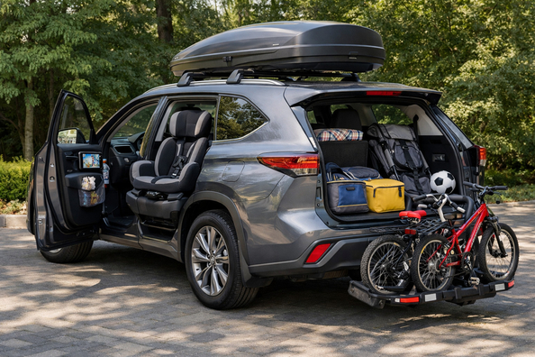Toyota Highlander upgrade pack for kids, cargo and daily comfort Photo 1