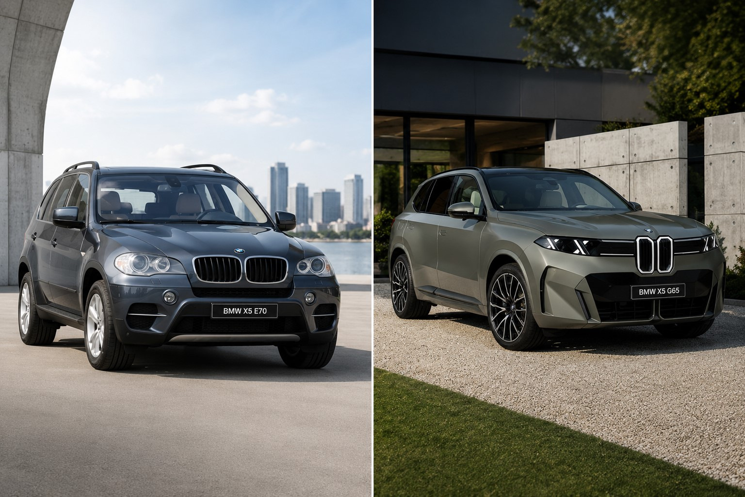 BMW X5 G65 vs BMW X5 E70: old character vs new tech