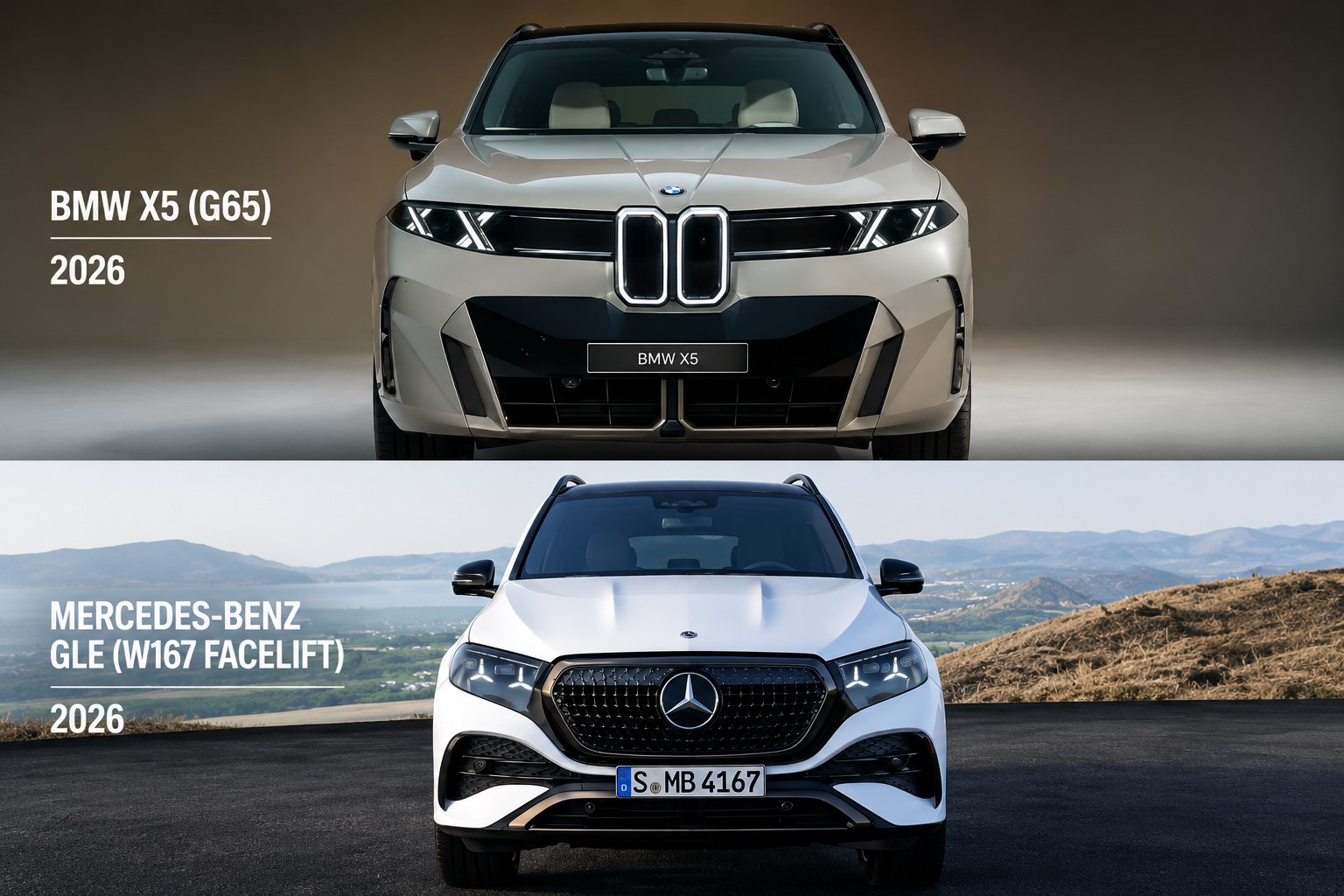 New BMW X5 G65 or Mercedes GLE W167 Facelift: Which SUV is better?