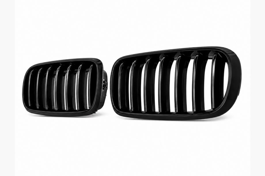 BMW X5 F15 2013-2018 Kidney Grille 1 Bar (Gloss Black) Image