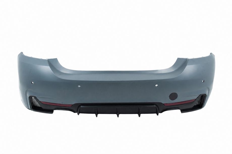 BMW 4 Series F32/F33/F36 2012-2020 Rear bumper with diffuser for dual twin exhaust (both sides) M-Sport Image