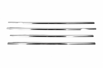 Volkswagen Tiguan 2007-2016 Window Trim Stainless Steel (4 pcs) photo 1