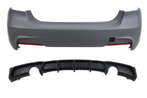 BMW 3 Series F30/F31 2012-2019 Rear bumper with diffuser for dual-side single exhaust M-Sport (for F30) photo 1