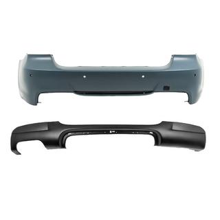 Rear bumper with diffuser for single-side dual exhaust M-Sport (for E90 2008-2011) BMW 3 Series E90/E91 2005-2011