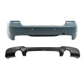 Rear bumper with diffuser for dual-side single exhaust M-Sport (for E90 2008-2011) BMW 3 Series E90/E91 2005-2011