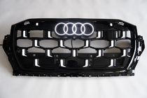 Audi Q7 2015–2026 RSQ-Style LED Front Grille (2024-2026, Gloss Black) photo 2
