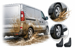 Why the Renault Trafic is covered in dirt after rain and which mud flaps to fit photo 1