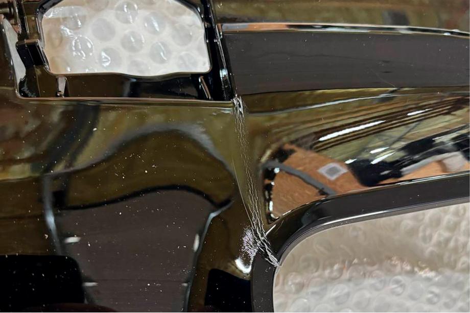 Mercedes CLA C117 2013-2019 B-Stock Rear Diffuser Black (CLA45 Design with Tailpipe Tips) Photo 4