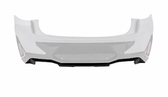 BMW X4 G02 2018- Rear bumper diffuser X4M 2022-2024 (lower section) photo 1