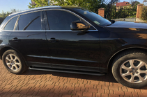 Audi Q5 2008-2017 Side Steps Premium Black (2 pcs., stainless steel) d60 photo 2