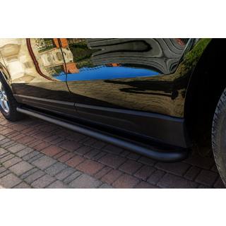 Side Steps Premium Black (2 pcs., stainless steel) Audi Q5 2008-2017 photo 1