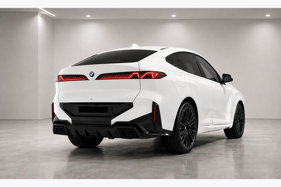 BMW X6 G66 2027– Rear bumper diffuser Paradigma Image