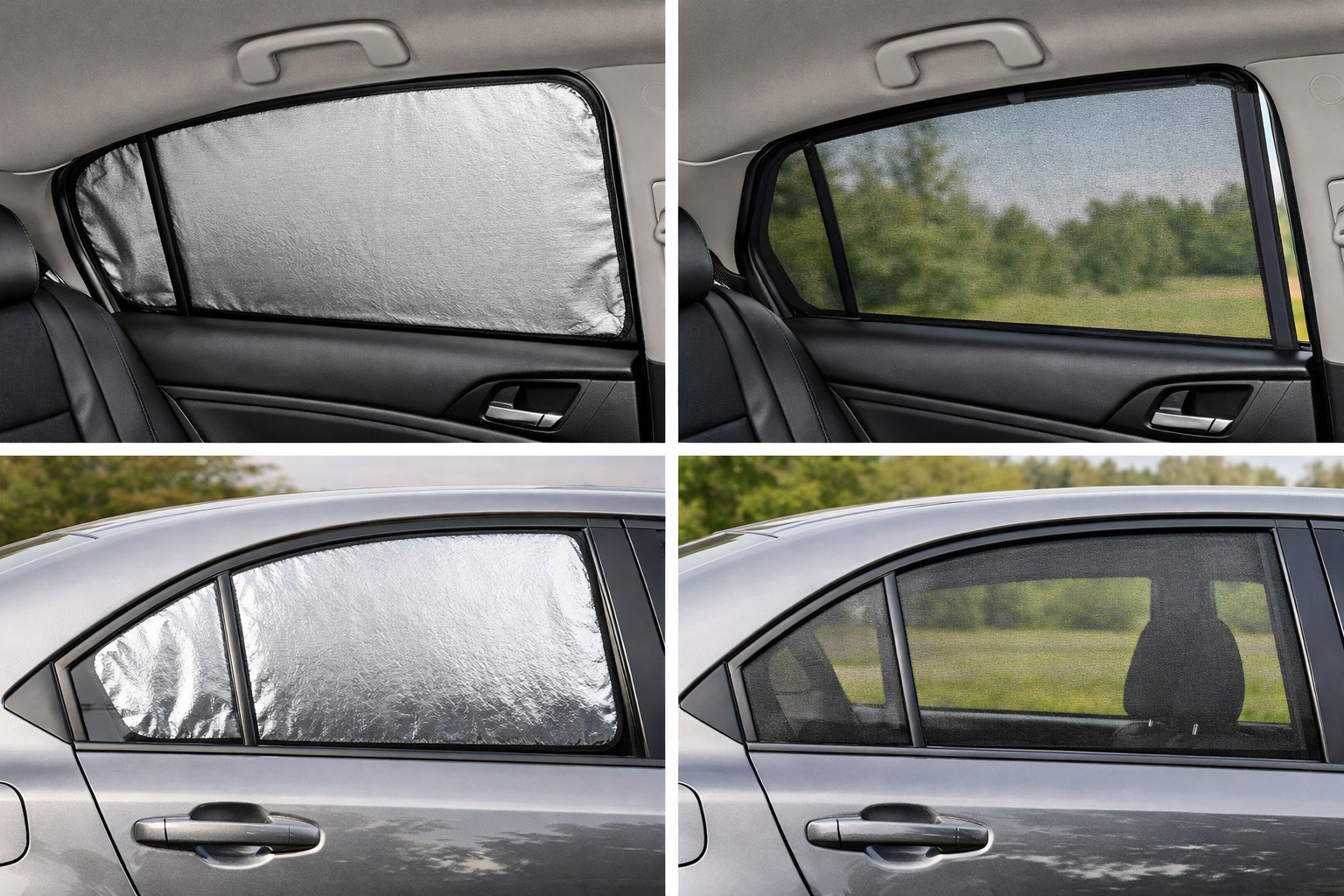 Custom-fit mirror sunshades or magnetic mesh: Which for daily drives?