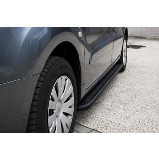 Side steps Premium Black (2 pcs, stainless steel) Citroen Berlingo 1996-2008 photo 1