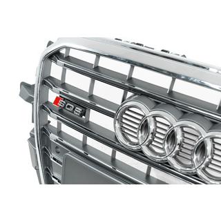 SQ-Style front grille (2012-2017, grey with chrome) photo 4