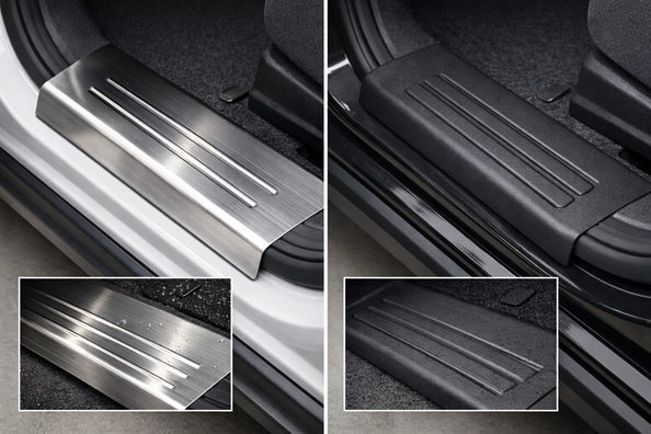 Stainless or plastic door sill trims: what’s more practical daily? Photo 1