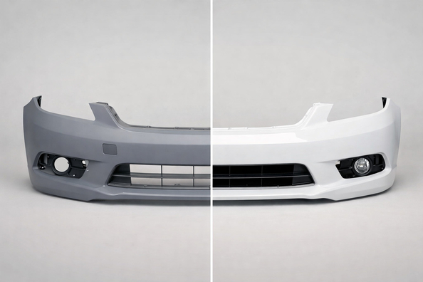 Primed or painted front bumper: which is better when replacing?