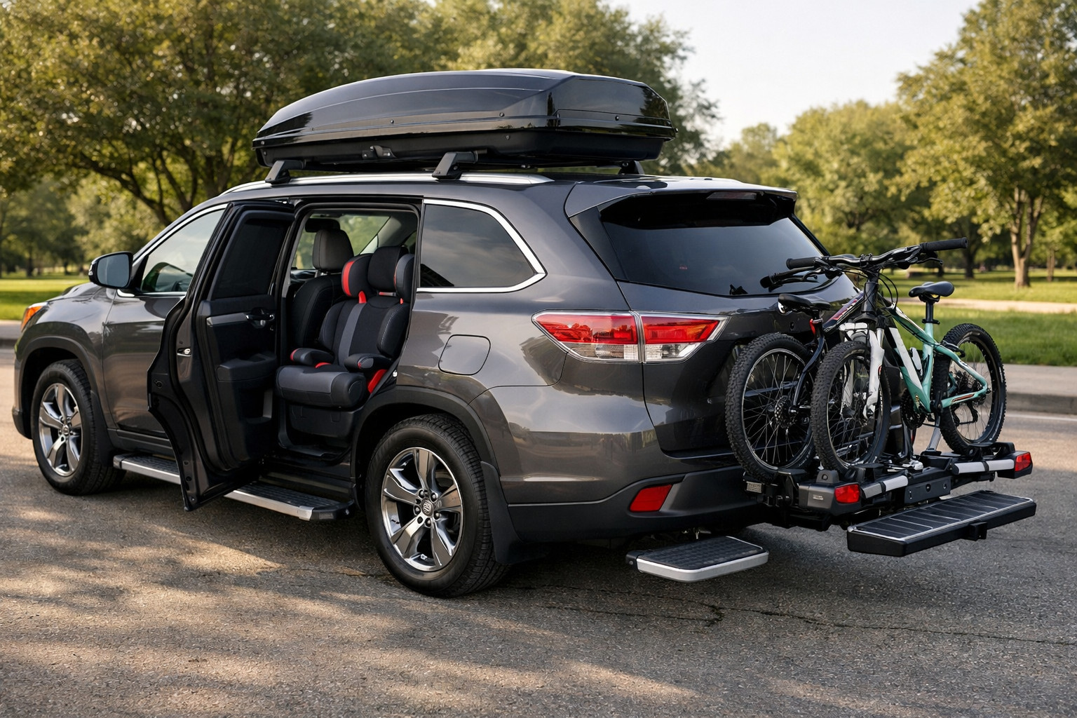 Toyota Highlander 2013–2019 upgrade package for family comfort and easy entry