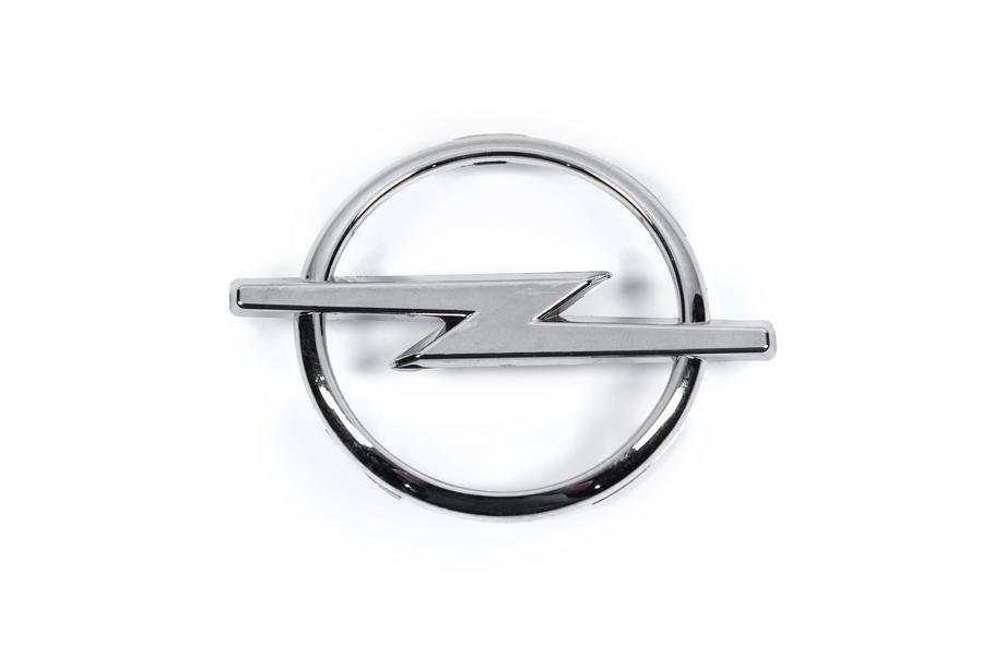 Opel rear badge emblem (clip-on, 95 mm) Photo 1