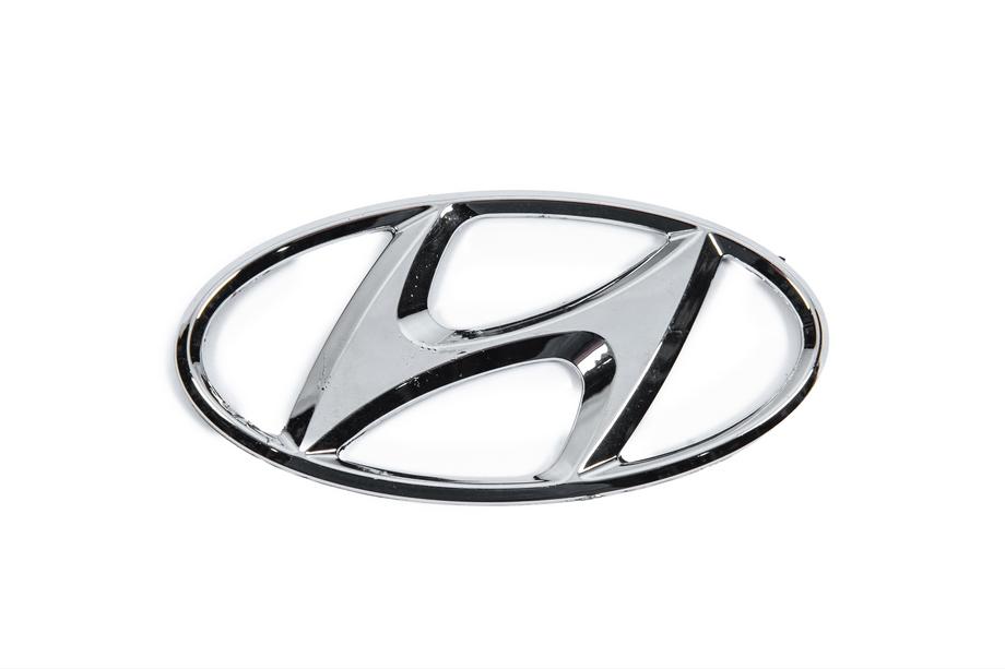 Hyundai Emblem badge (self-adhesive, 115×57 mm) Photo 1
