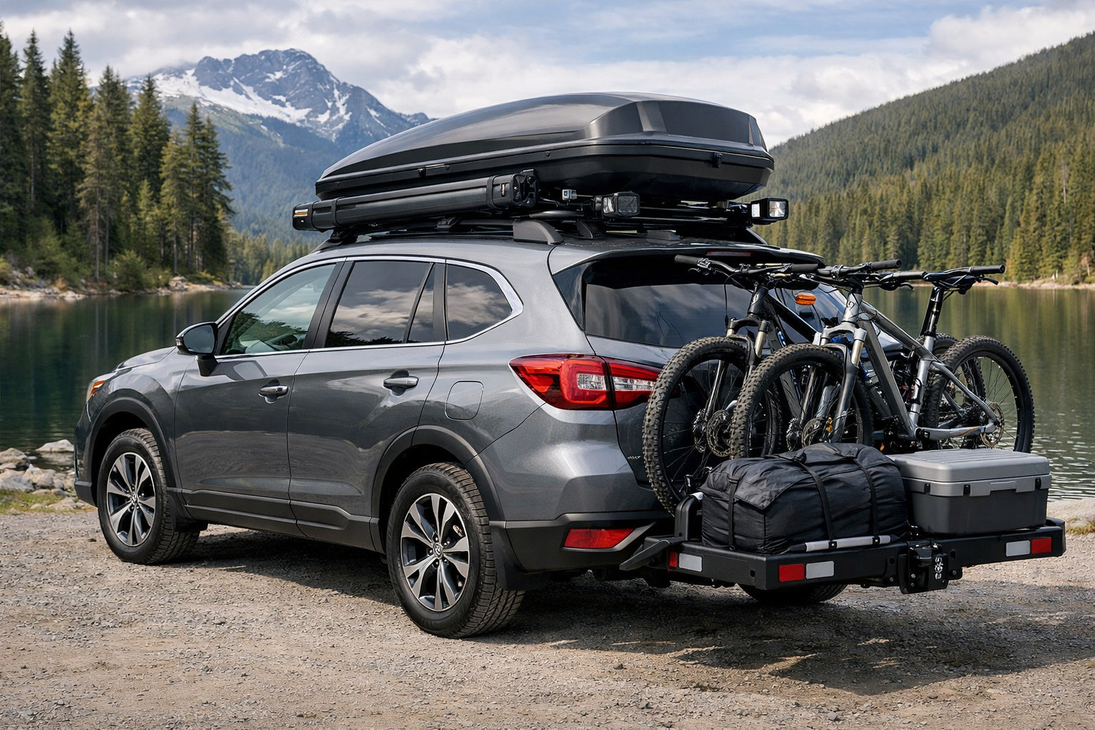 What to fit on a crossover for the roof, luggage and travel