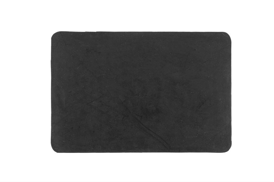 Rubber heel pad for car mats (no mounting plate for self-tapping screw, black) Photo 3