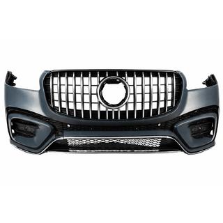 GLS450 front bumper assembly with GT Panamericana grille (2025-Design)