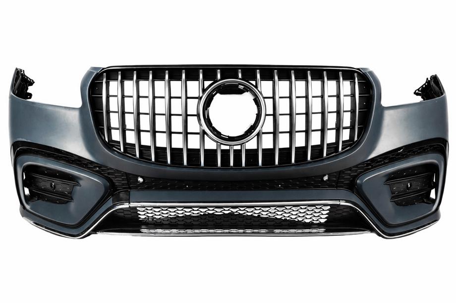 Mercedes GLS X167 2019- GLS450 front bumper assembly with GT Panamericana grille (2025-Design) Image