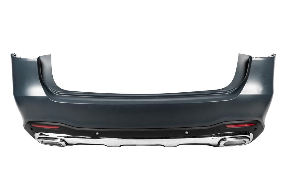 Mercedes GLS X167 2019- Rear Bumper with Diffuser GLS450 (2025-Design) Image