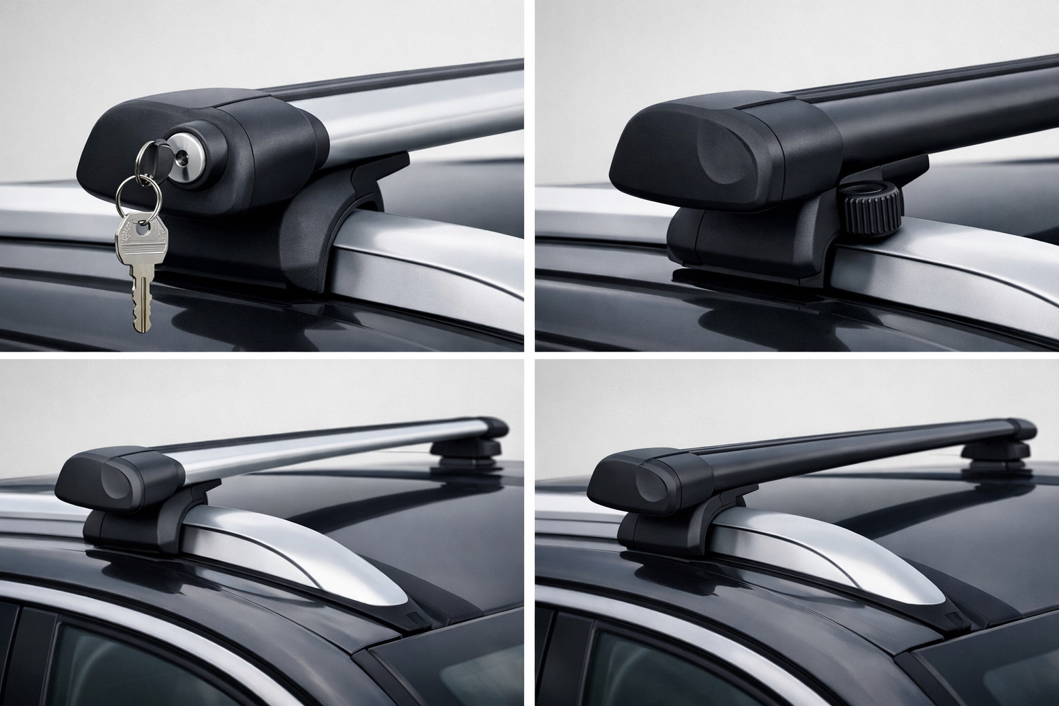 Crossbars for roof rails: with or without a key – what’s easier daily?