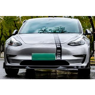 Front bumper lip spoiler Lip Turbo (for 2017–2023) photo 1