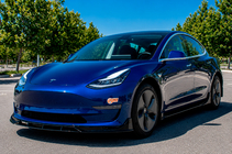 Tesla Model 3 2017- Front bumper lip spoiler Lip Fast (for 2017-2023) photo 1