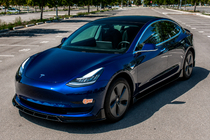 Tesla Model 3 2017- Front bumper lip spoiler Lip Fast (for 2017-2023) photo 4