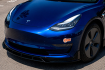 Tesla Model 3 2017- Front bumper lip spoiler Lip Fast (for 2017-2023) photo 6