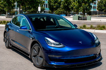 Tesla Model 3 2017- Front bumper lip spoiler Lip Fast (for 2017-2023) photo 5