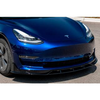 Front bumper lip spoiler Lip Fast (for 2017-2023) Tesla Model 3 2017- photo 3