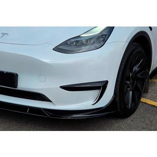 Front bumper lip Lip Fast (for 2020-2024) Tesla Model Y 2020- photo 4