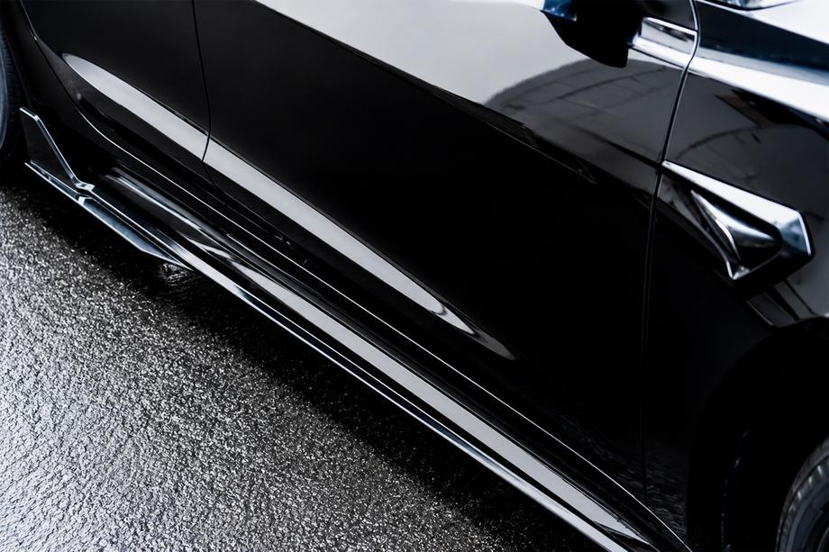 Tesla Model 3 2017- Turbo Side Skirt Extensions (for 2024+) Image