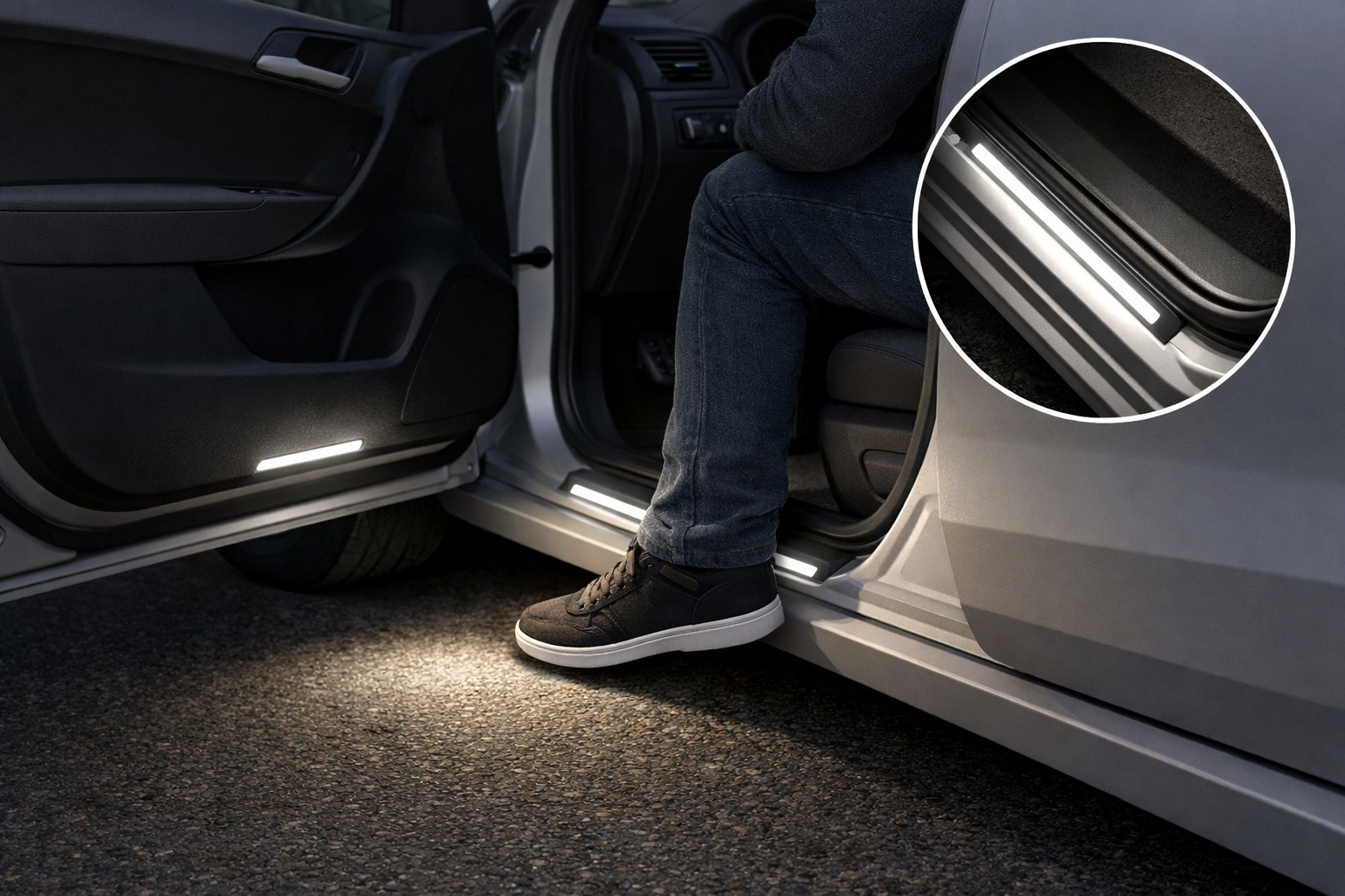 Why getting into your car at night is awkward — and how sill lighting helps