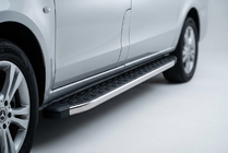 Mercedes Vito/V-class W447 2014- Side Steps BlackLine (2 pcs, aluminum) photo 1
