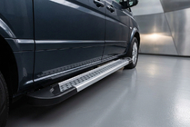 Mercedes Viano 2004-2014 Side Steps New Vision Grey (2 pcs, Aluminum) photo 1