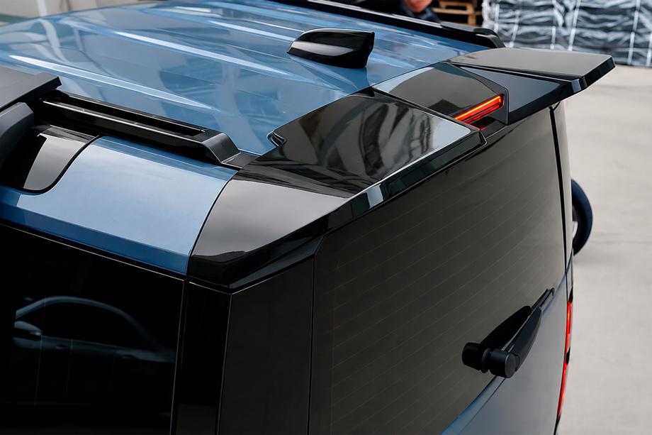 Land Rover Defender 2019- V2 Rear Spoiler (Black) Image