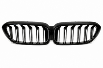 BMW 5 Series G30/G31 2017–2023 Kidney Grilles M-Look LCI-Design (2017-2020, Gloss Black) photo 5