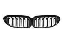 BMW 5 Series G30/G31 2017–2023 Kidney Grilles M-Look LCI-Design (2017-2020, Gloss Black) photo 4