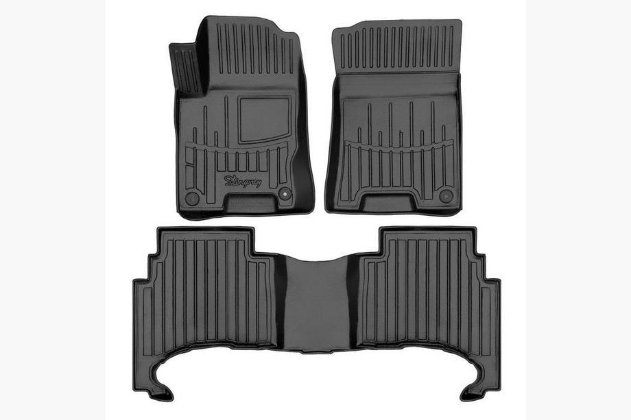 KIA Tasman 2025– Stingray 3D Rubber Floor Mats (3 pcs) Image