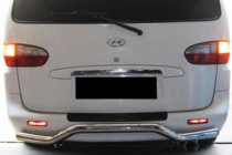 Hyundai H200, H1, Starex 1998-2007 Rear Bar AK-005 (Stainless Steel) photo 2