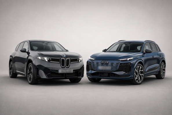 BMW iX3 vs Audi Q6 e-tron: premium electric SUV comparison