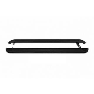 Premium Side Steps (2 pcs, stainless steel) Black photo 2